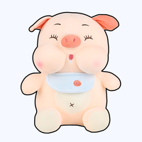 omgkawaii Stuffed Animals 35 CM Chubby Cheeks Pig Plushie – Soft and Cuddly Companion